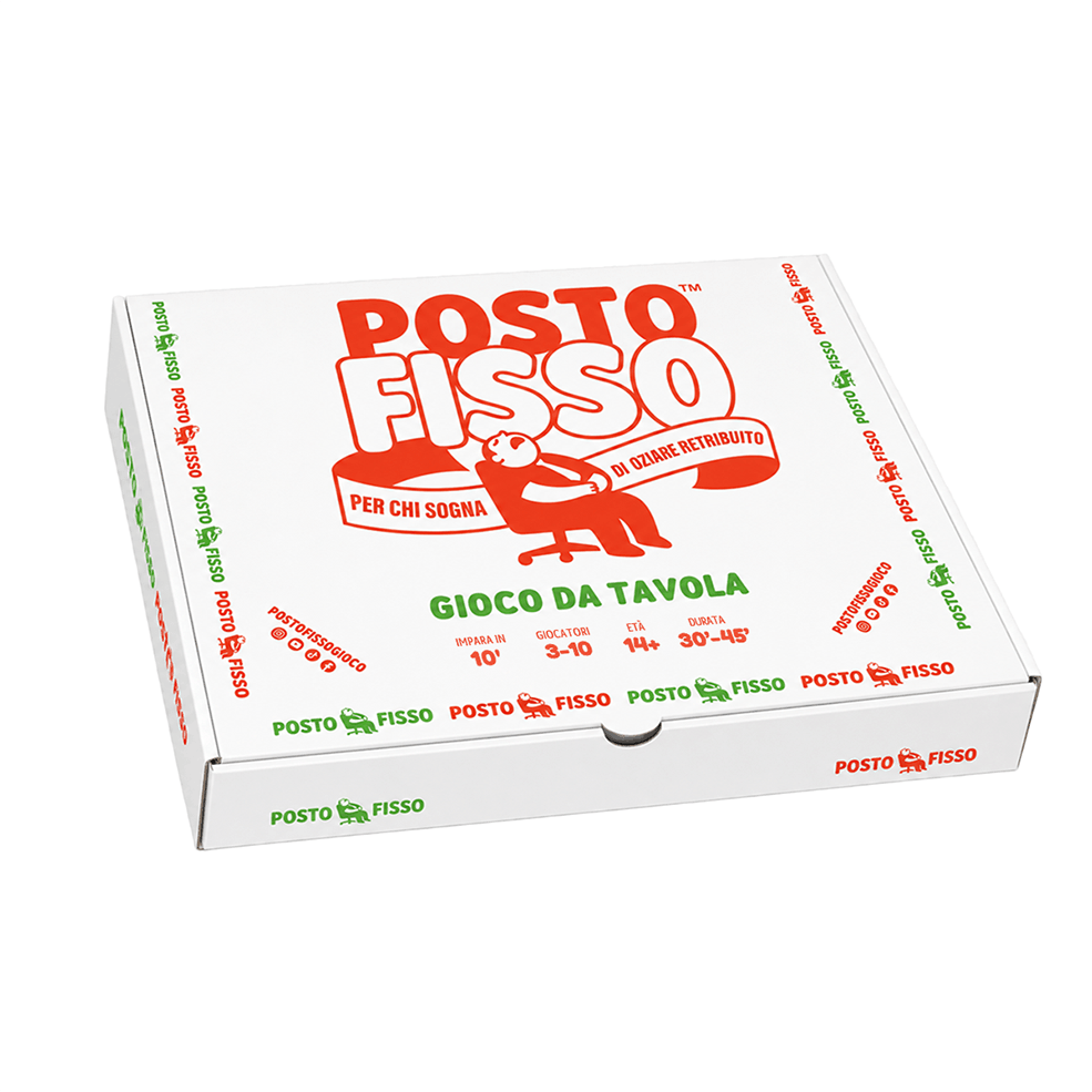 Posto Fisso — Il Gioco da Tavola, la scatola