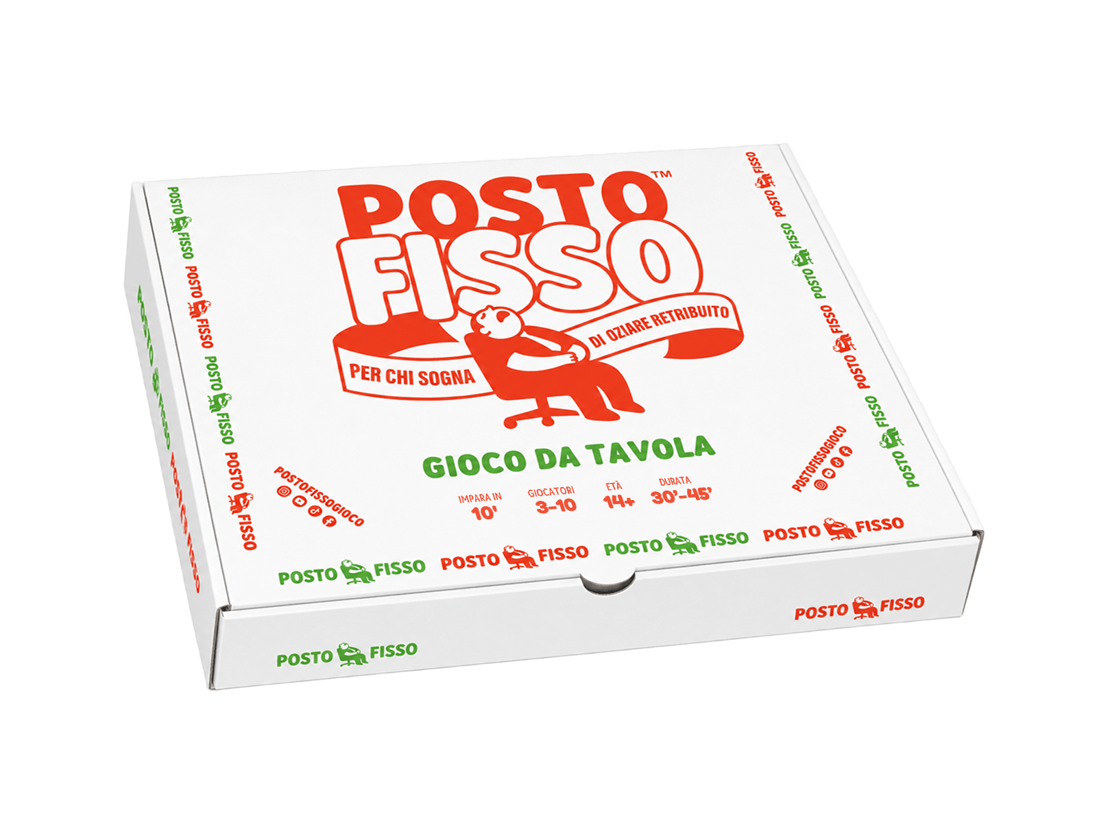 Posto Fisso — la scatola del gioco